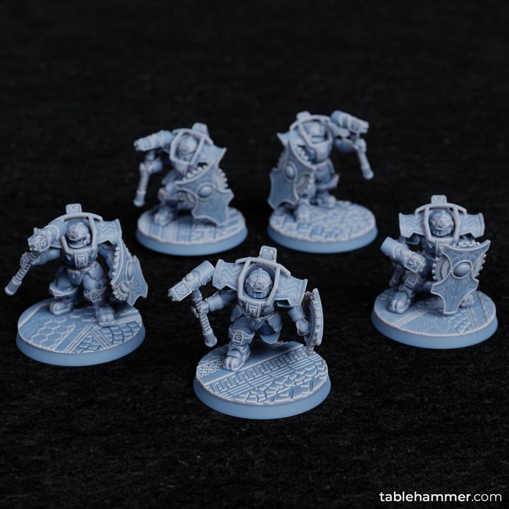 Federation of Tyr Minotaurs (Hammer Squad) | Tablehammer Grimdark Wargaming Miniatures