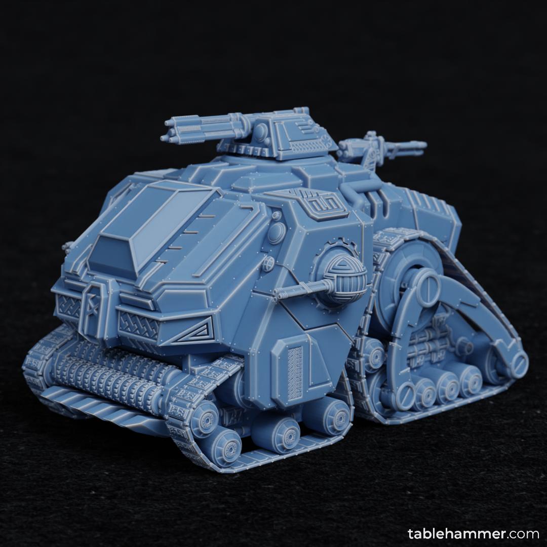 Federation of Tyr Tank Fortress | Tablehammer Grimdark Wargaming Miniatures Role Playing Miniatures