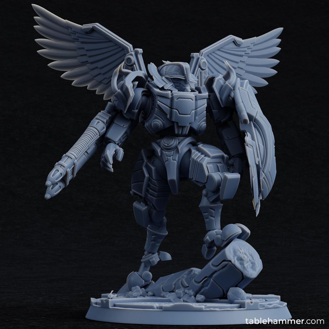 Greater Good Xaiax Combat Suit Commander Builder | Tablehammer Grimdark Wargaming Miniatures Role Playing Miniatures