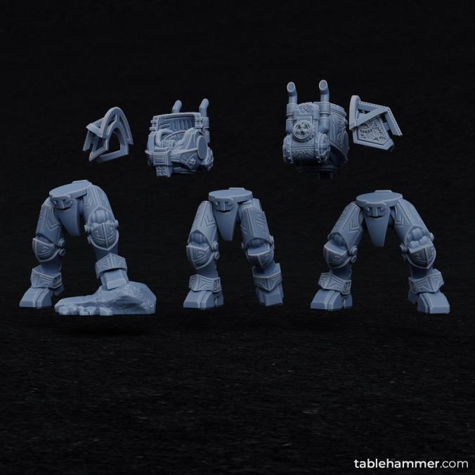Federation of Tyr Clockwork Ancestor Construct Builder | Tablehammer Grimdark Wargaming Miniatures Role Playing