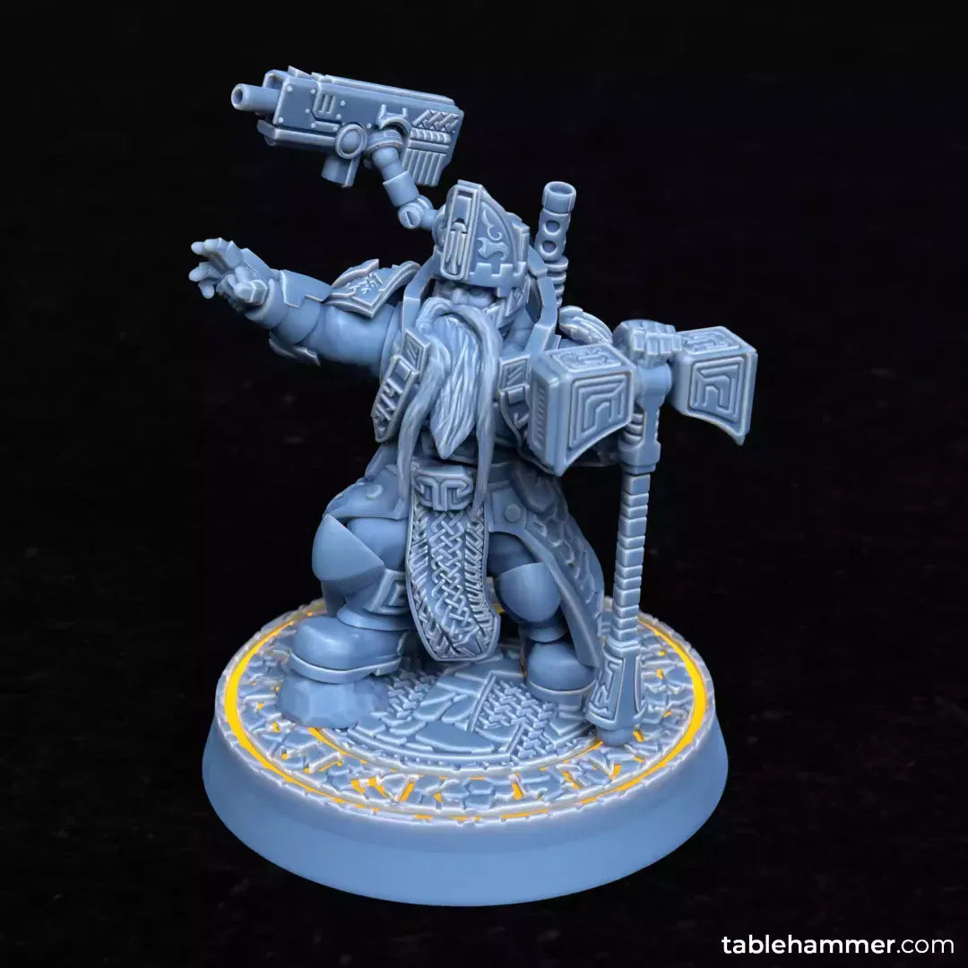 Federation of Tyr Hammer Priest | Tablehammer Grimdark Wargaming Miniatures Role Playing Miniatures