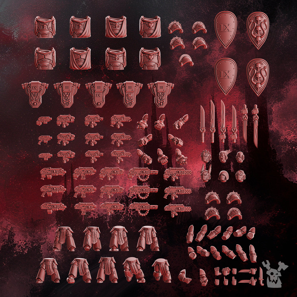 Crimson Wings Tactical Squad Build Kit | DakkaDakka.store Grimdark Wargaming Miniatures Role Playing Miniatures