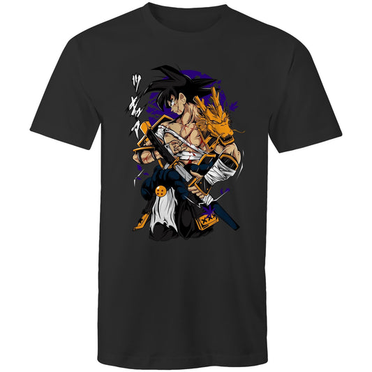 Fan Art Samurai Goku Tee Black / Small
