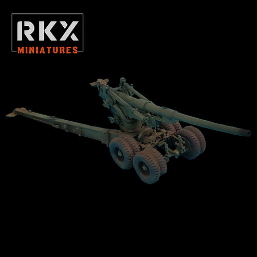 Late War US 155mm Longtom | RKX Miniatures 28mm WW2 Wargaming Miniatures