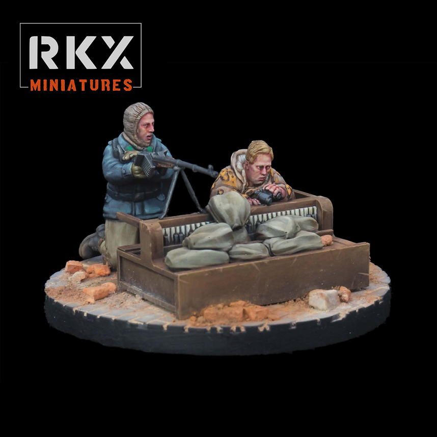 Volkstruum Panzerbuchse Team | RKX Miniatures 28mm WW2 Wargaming Miniatures Role Playing Miniatures