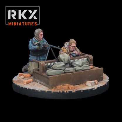 Volkstruum Panzerbuchse Team | RKX Miniatures 28mm WW2 Wargaming Miniatures Role Playing Miniatures