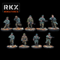 SS Charlemagne Squad | RKX Miniatures 28mm WW2 Wargaming Miniatures Role Playing Miniatures