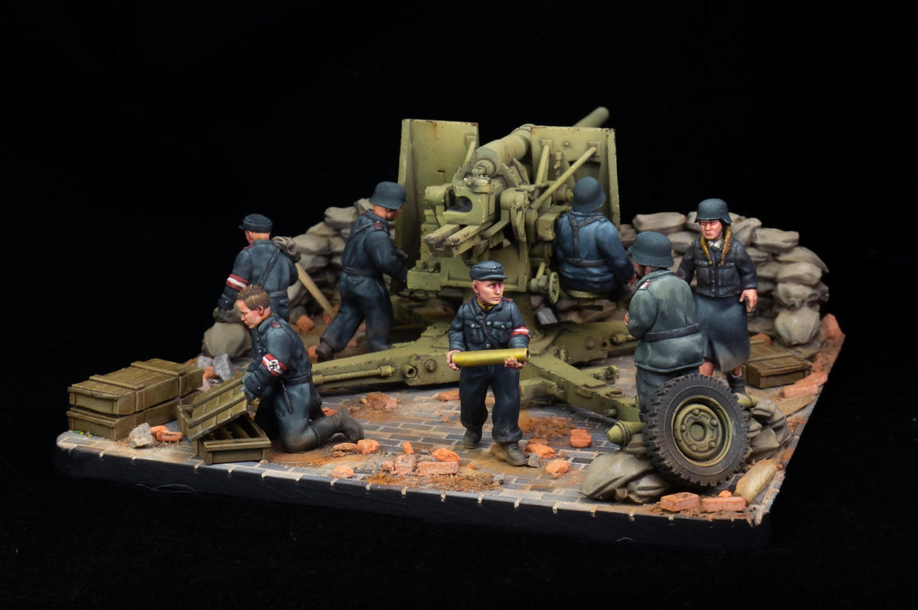 Hitler Youth 88mm Field Gun | RKX Miniatures 28mm WW2 Wargaming Miniatures Role Playing Miniatures