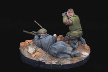 Volkstruum Sniper Team | RKX Miniatures 28mm WW2 Wargaming Miniatures Role Playing Miniatures