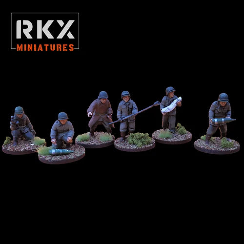 Late War US 155mm Longtom | RKX Miniatures 28mm WW2 Wargaming Miniatures Role Playing Miniatures