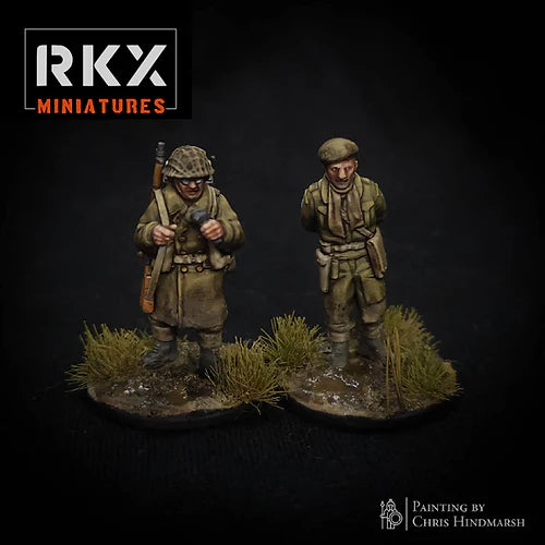 Operation Plunder Canadian HQ Team | RKX Miniatures 28mm WW2 Wargaming Miniatures Role Playing Miniatures