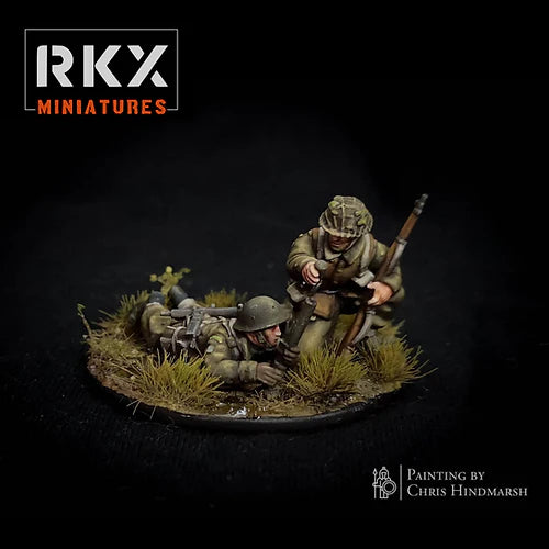 Operation Plunder Canadian 2’’ Mortar Team | RKX Miniatures 28mm WW2 Wargaming Miniatures Role Playing Miniatures