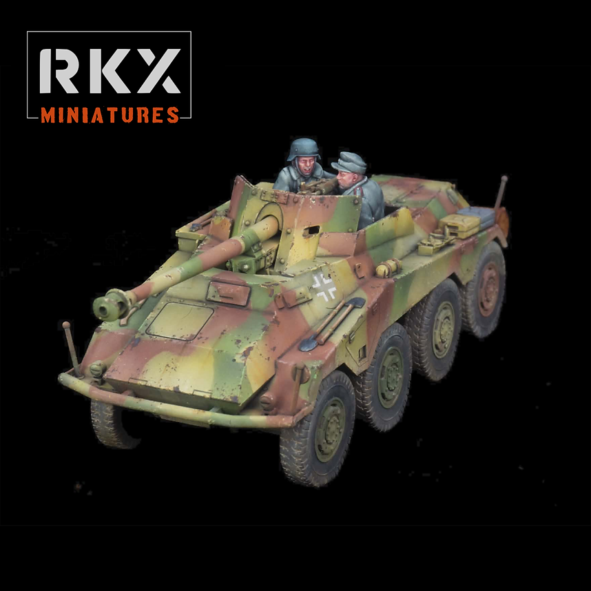 German SDKFZ 234/4 | RKX Miniatures 28mm WW2 Wargaming Miniatures Role Playing Miniatures
