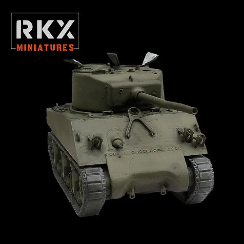 Late War US Sherman M4A3(76)W | RKX Miniatures 28mm WW2 Wargaming Miniatures Role Playing Miniatures