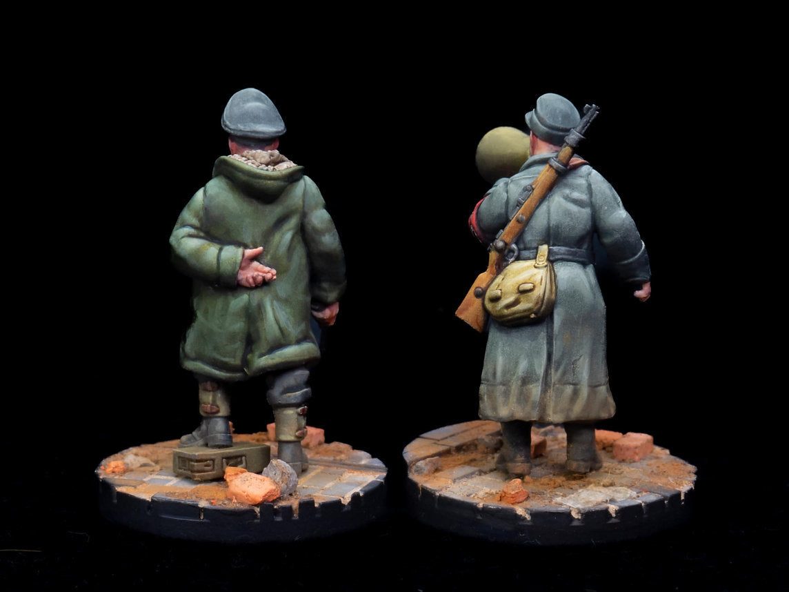Volkstruum HQ Team | RKX Miniatures 28mm WW2 Wargaming Miniatures Role Playing Miniatures