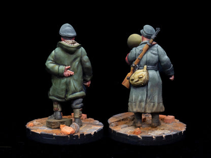Volkstruum HQ Team | RKX Miniatures 28mm WW2 Wargaming Miniatures Role Playing Miniatures