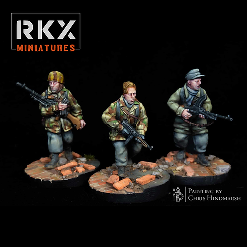 Fallschirmjager Looted Weapons | RKX Miniatures 28mm WW2 Wargaming Miniatures Role Playing Miniatures