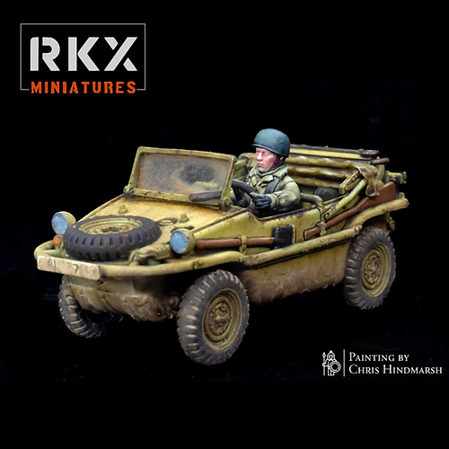 Fallschirmjager Schwimmwagen | RKX Miniatures 28mm WW2 Wargaming Miniatures Role Playing Miniatures