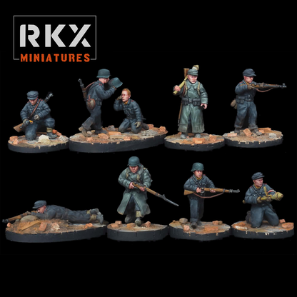 Hitler Youth Squad | RKX Miniatures 28mm WW2 Wargaming Miniatures Role Playing Miniatures