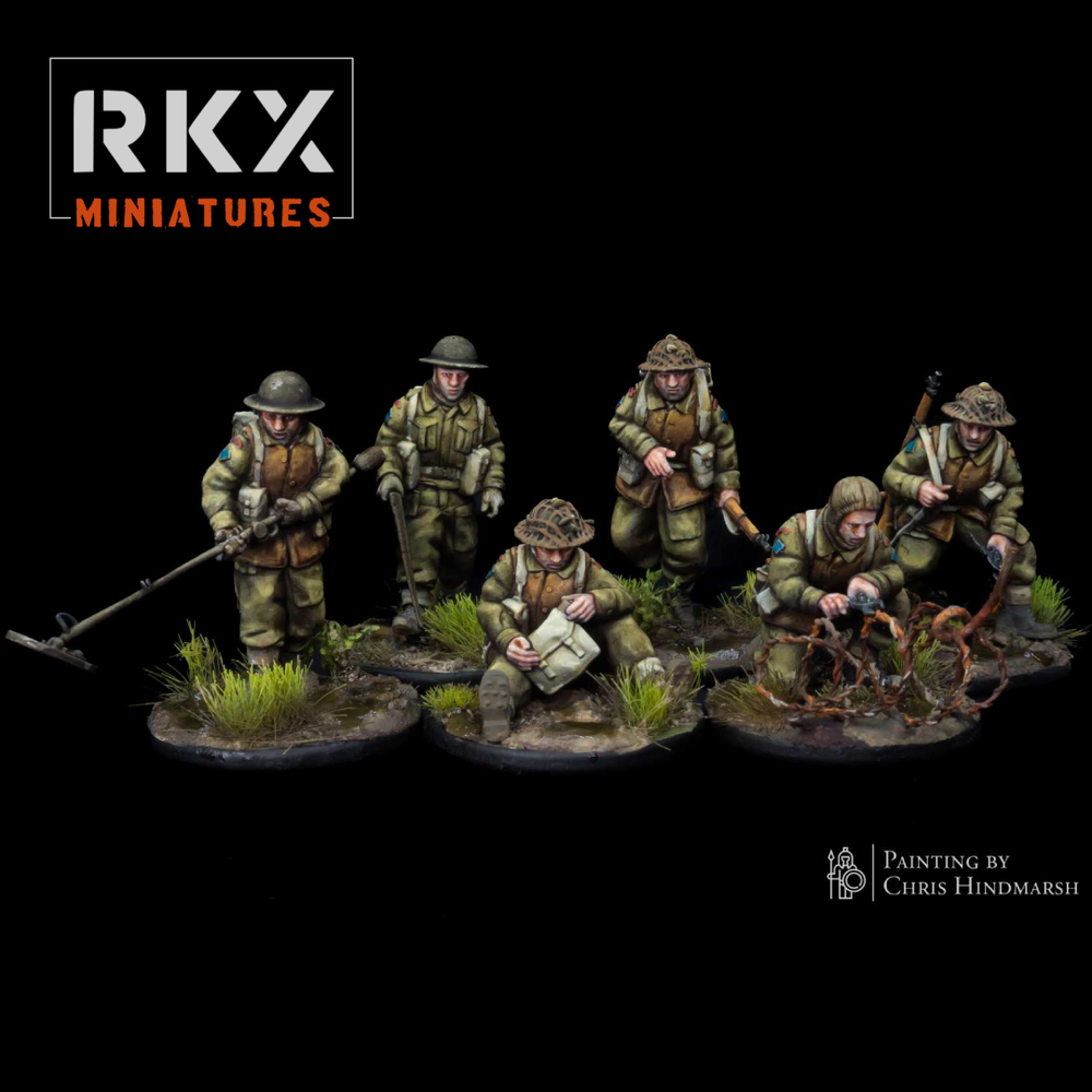 Operation Plunder Canadian Engineers | RKX Miniatures 28mm WW2 Wargaming Miniatures