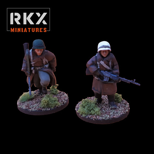 Late War US Winter Infantry BAR | RKX Miniatures 28mm WW2 Wargaming Miniatures