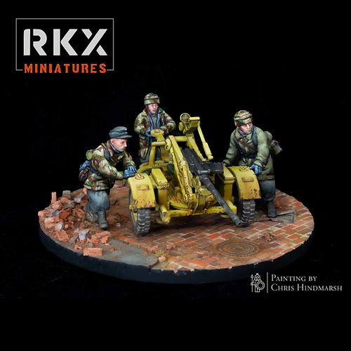 Fallschirmjager Flak 30 | RKX Miniatures 28mm WW2 Wargaming Miniatures Role Playing Miniatures