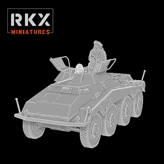 German SDKFZ 234/1 | RKX Miniatures 28mm WW2 Wargaming Miniatures Role Playing Miniatures