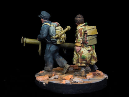 Volkstruum Panzerschreck Team | RKX Miniatures 28mm WW2 Wargaming Miniatures Role Playing Miniatures