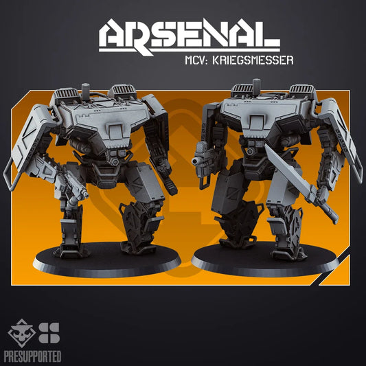 ARSENAL MCV: Kriegsmesser | Skullforge Studios 32mm Wargaming Miniatures Role Playing Miniatures