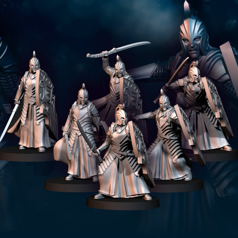 Bloody Elf Warriors Sword | Davale Games 25mm Fantasy Wargaming Miniatures