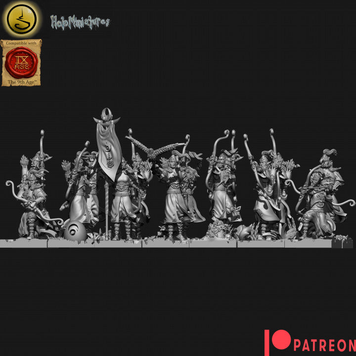 High Elves Starter Army | Holominiatures 28mm Fantasy Wargaming Miniatures