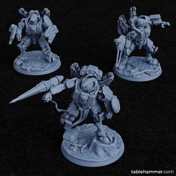 Greater Good Xaiax Combat Suits | Tablehammer Grimdark Wargaming Miniatures Role Playing Miniatures