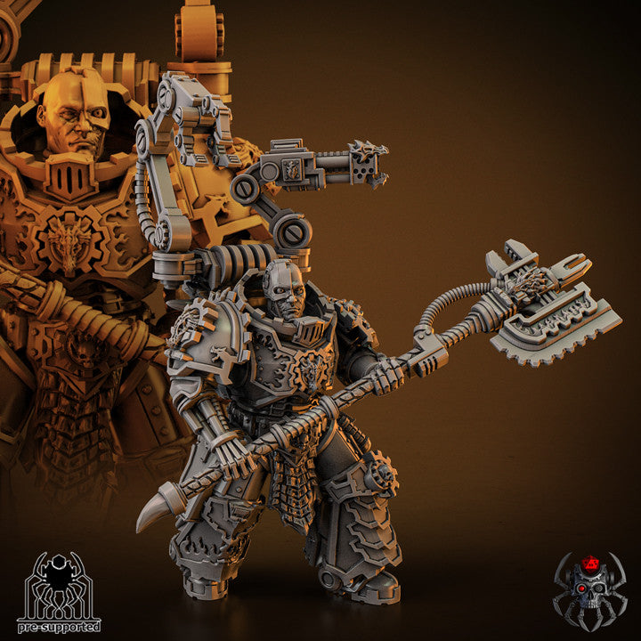 Flame Lizards Forge Master | EightLegsMiniatures Grimdark Wargaming Miniatures