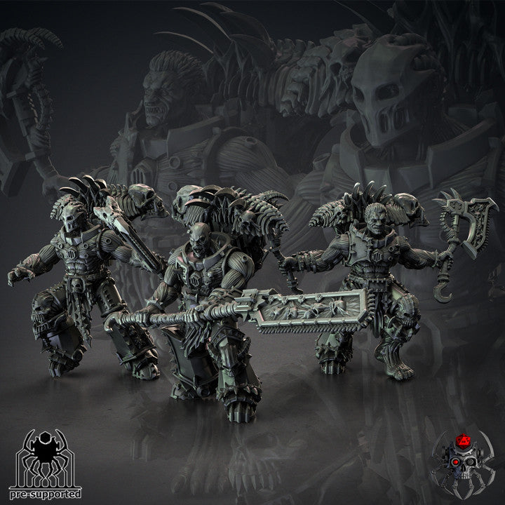 Fallen Cursed Gladiators Build Kit | EightLegsMiniatures Grimdark Wargaming Miniatures