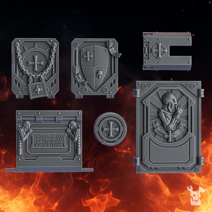 Pactum Aeturnum Crusader APC Parts | DakkaDakka.store Grimdark Wargaming Miniatures Role Playing Miniatures