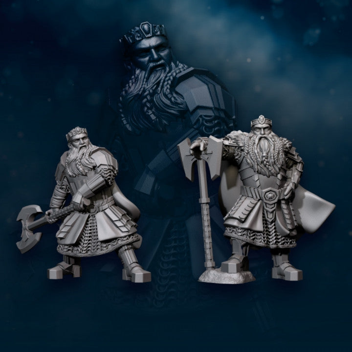 Kalak Dwarves Kings Pack | Davale Games 25mm Fantasy Wargaming Miniatures