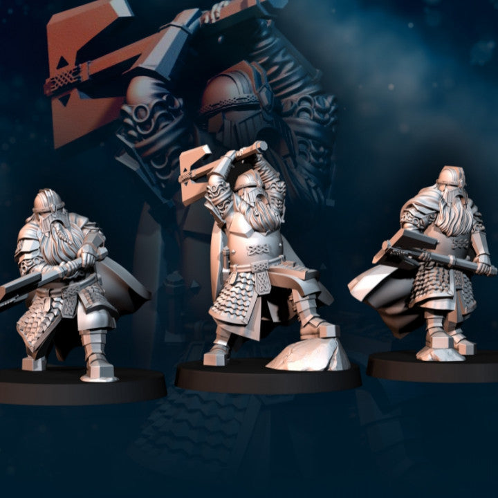 Kalak Dwarves Kings Guard | Davale Games 25mm Fantasy Wargaming Miniatures