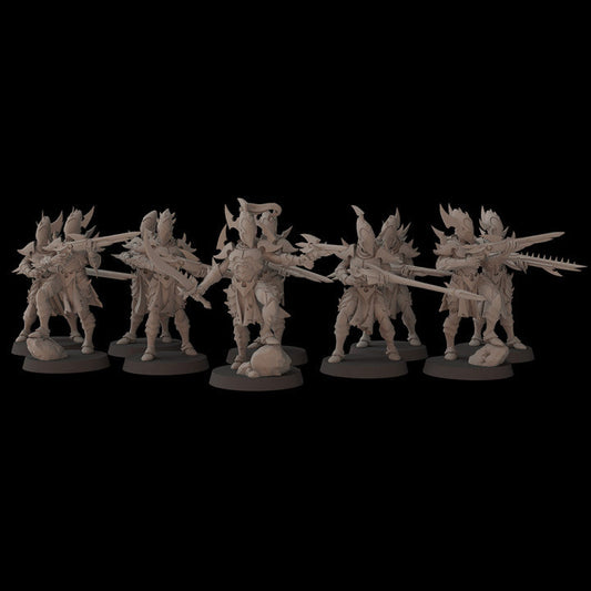 Space Elves Dark Cult | Fantasy Cult 32mm Grimdark Wargaming Miniatures Role Playing Miniatures