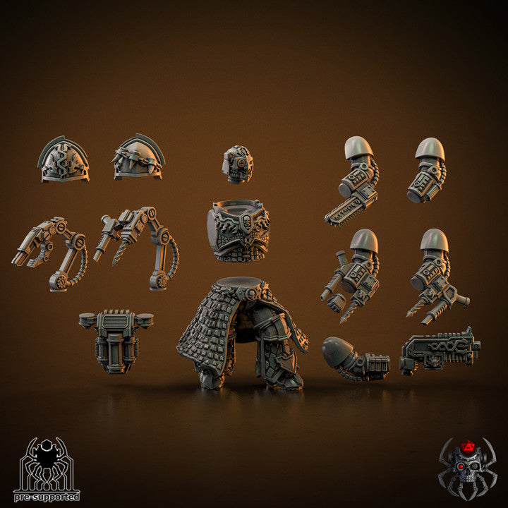 Flame Lizards Surgeon | EightLegsMiniatures Grimdark Wargaming Miniatures