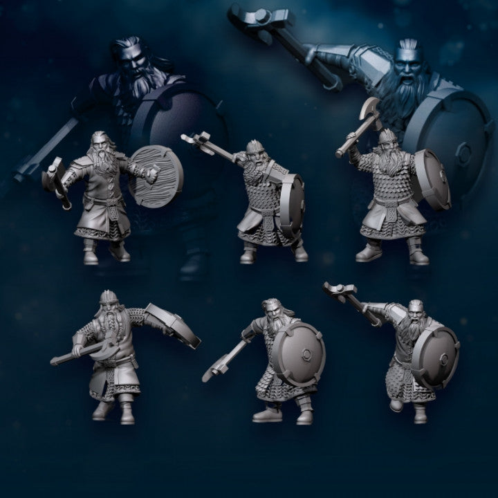 Kalak Dwarves Warriors | Davale Games 25mm Fantasy Wargaming Miniatures