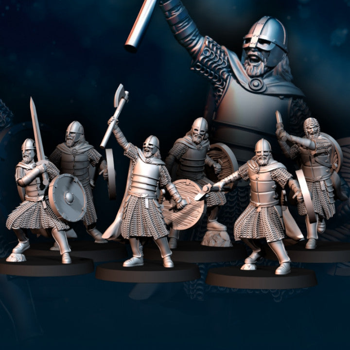 West Human Elite Warriors | Davale Games 25mm Fantasy Wargaming Miniatures