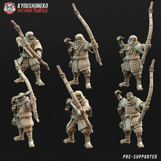 Feudal Japanese Sohei Monk Yumi | Kyoushuneko 28/32mm Fantasy Wargaming Miniatures Role Playing Miniatures