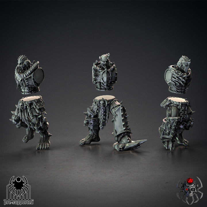 Fallen Furious Cursed Gladiators Build Kit | EightLegsMiniatures Grimdark Wargaming Miniatures