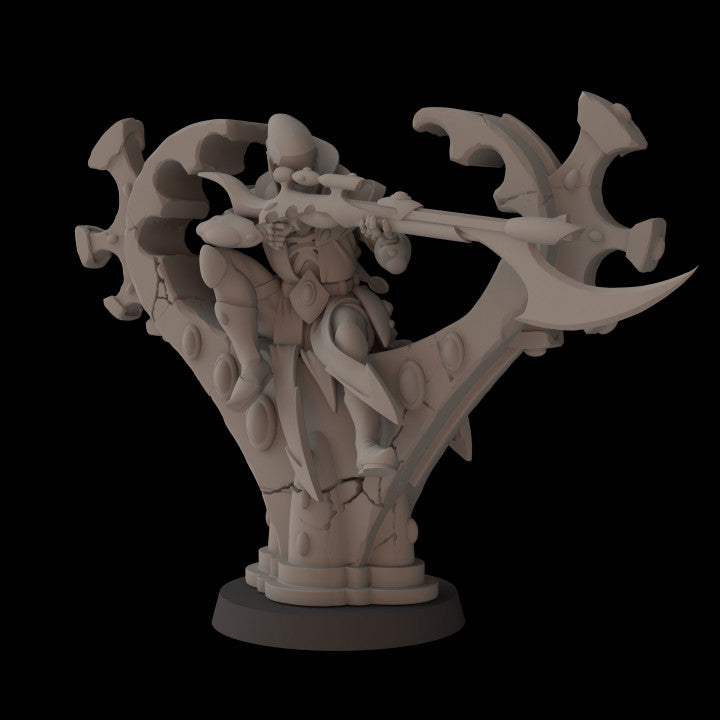 Space Elves Aeterni Executioner| Fantasy Cult 32mm Grimdark Wargaming Miniatures Role Playing Miniatures