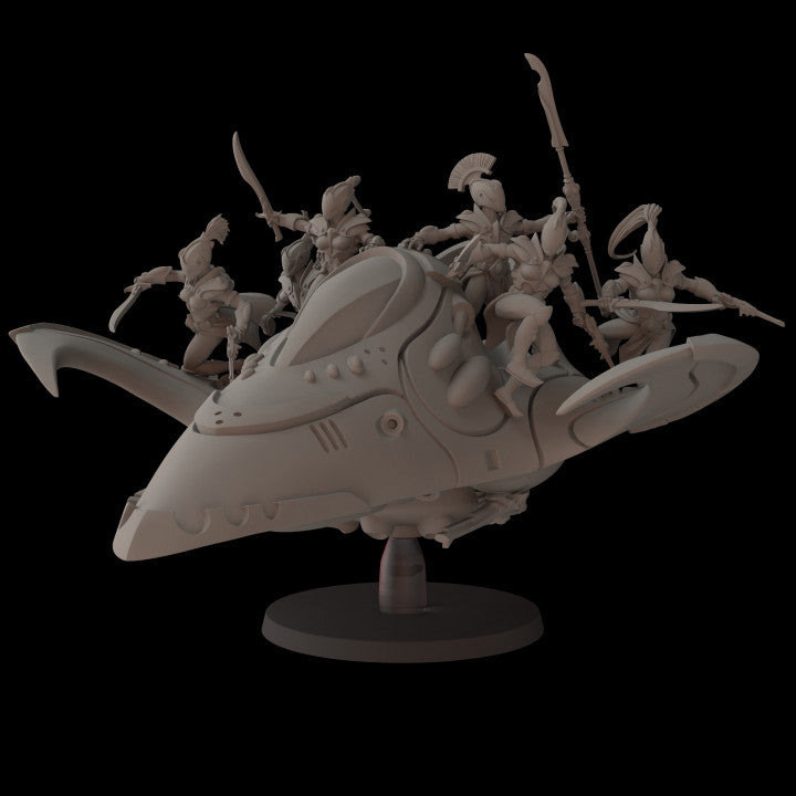 Space Elves Aeterni Battle Dancer Transport | Fantasy Cult 32mm Grimdark Wargaming Miniatures