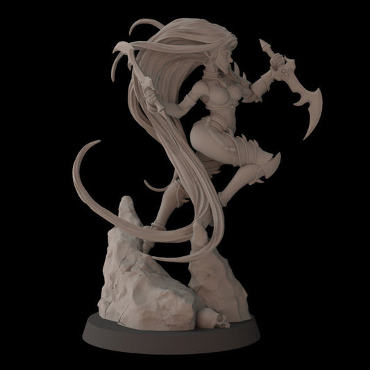 Space Elves Aishling Grim Death | Fantasy Cult 32mm Grimdark Wargaming Miniatures Role Playing Miniatures