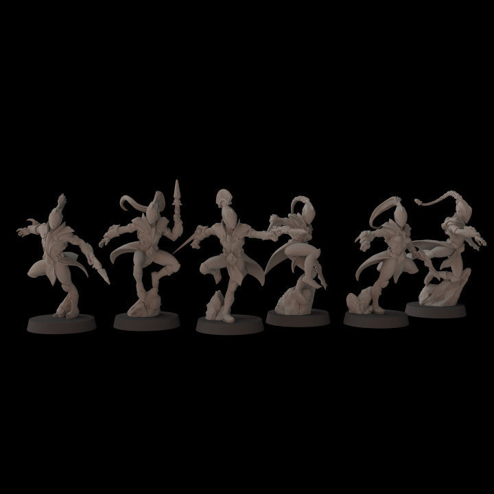 Space Elves Aeterni Battle Dancers Alt Weapons | Fantasy Cult 32mm Grimdark Wargaming Miniatures Role Playing Miniatures