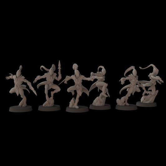 Space Elves Aeterni Battle Dancers Alt Weapons | Fantasy Cult 32mm Grimdark Wargaming Miniatures Role Playing Miniatures