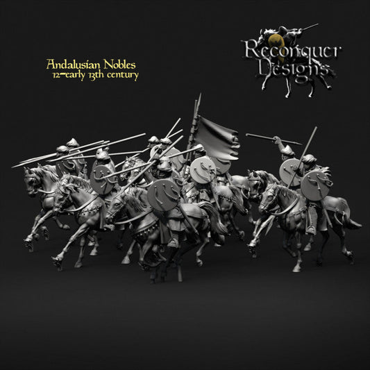 12/13th Century Andalusian Nobles | Reconquer Designs 28mm Historical Wargaming Miniatures Role Playing Miniatures