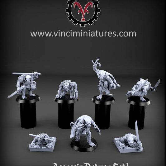 Verminkin Assassins | Vinci Miniatures 28/32mm Fantasy Wargaming Miniatures Role Playing Miniatures
